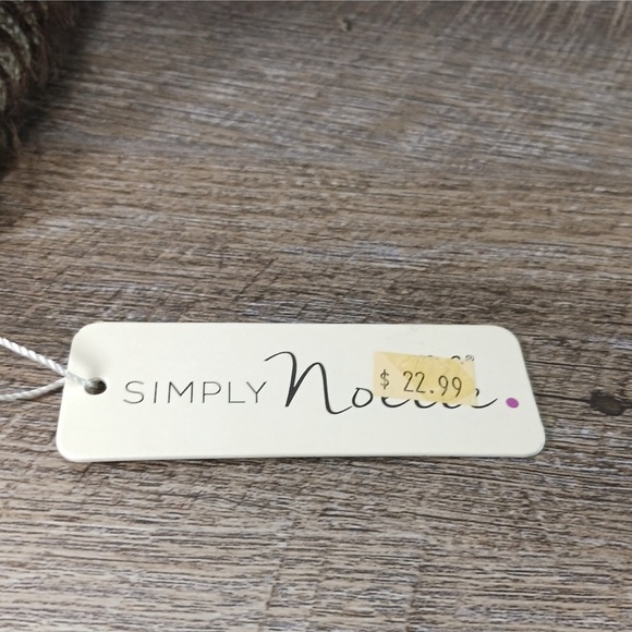 Simply Noelle Cowl Scarf Women's Brown Cream Fuzzy Cozy NWT - Picture 6 of 7